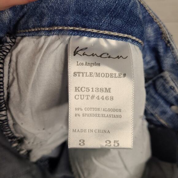 KanCan NWT Ankle/Cropped Jeans with Faux Pearl Detail Size 3 - Picture 5 of 11